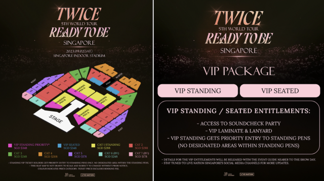 Ticketmaster on X: TWICE 5TH WORLD TOUR 'READY TO BE' Update