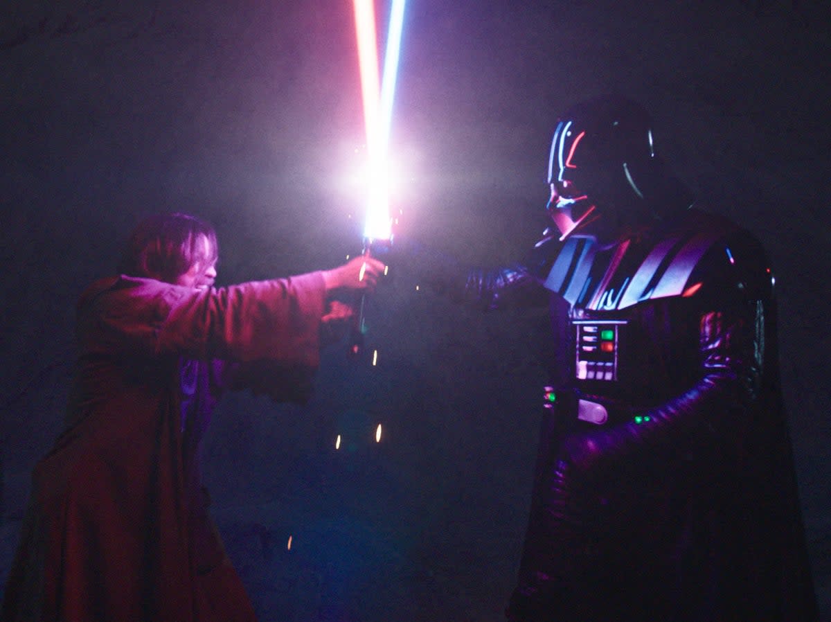Obi-Wan (Ewan McGregor) and Darth Vader (Hayden Christensen) in ‘Obi-Wan Kenobi' (Disney Plus)
