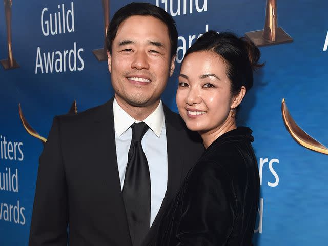 <p>Alberto E. Rodriguez/Getty</p> Randall Park and Jae Suh Park attend the 2017 Writers Guild Awards L.A. Ceremony at The Beverly Hilton Hotel on February 19, 2017 in Beverly Hills, California.