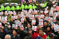 Mass protest demands ouster, arrest of S. Korea president