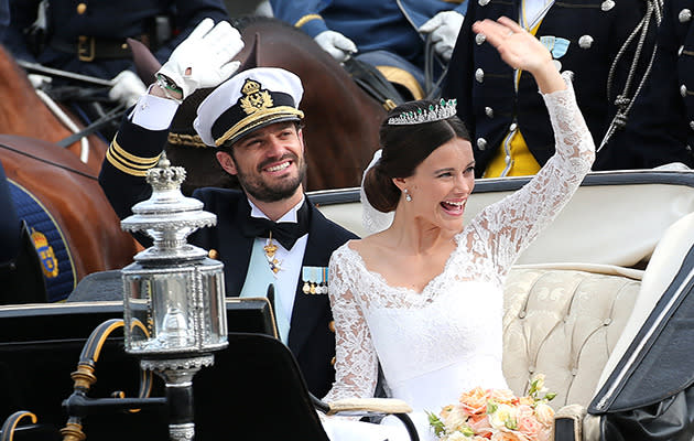 Princess Sofia and Prince Carl Philip wed in June. Photo: Getty Images.