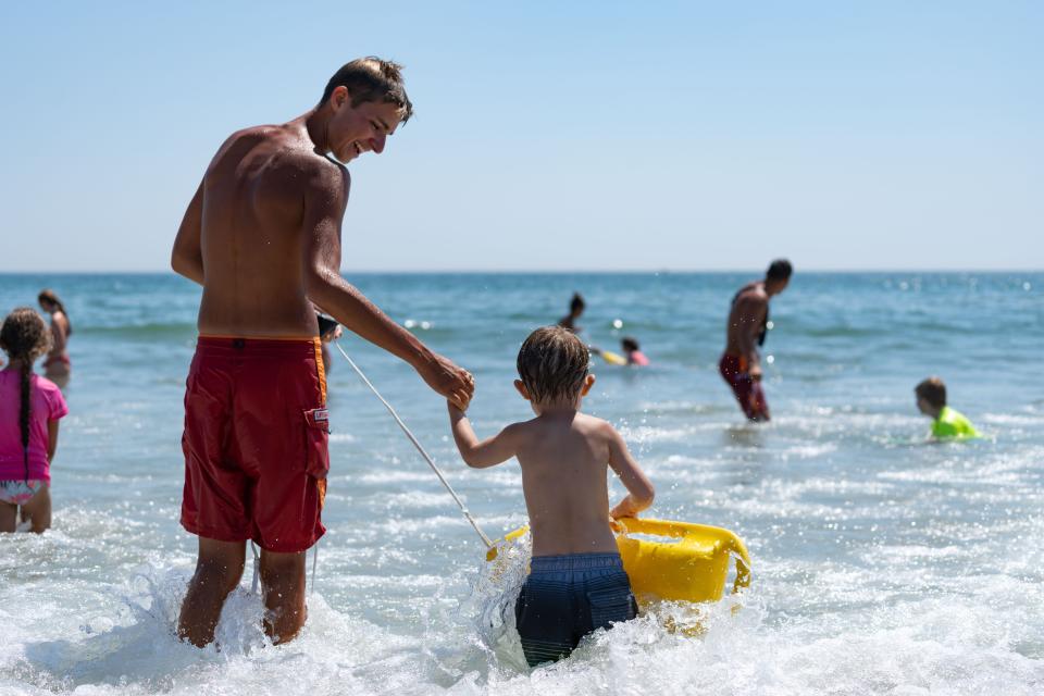 Hampton beachgoers will get free safety lessons from Hampton Beach lifeguards on Thursday, July 27, as state parks officials put on Water Safety Day.