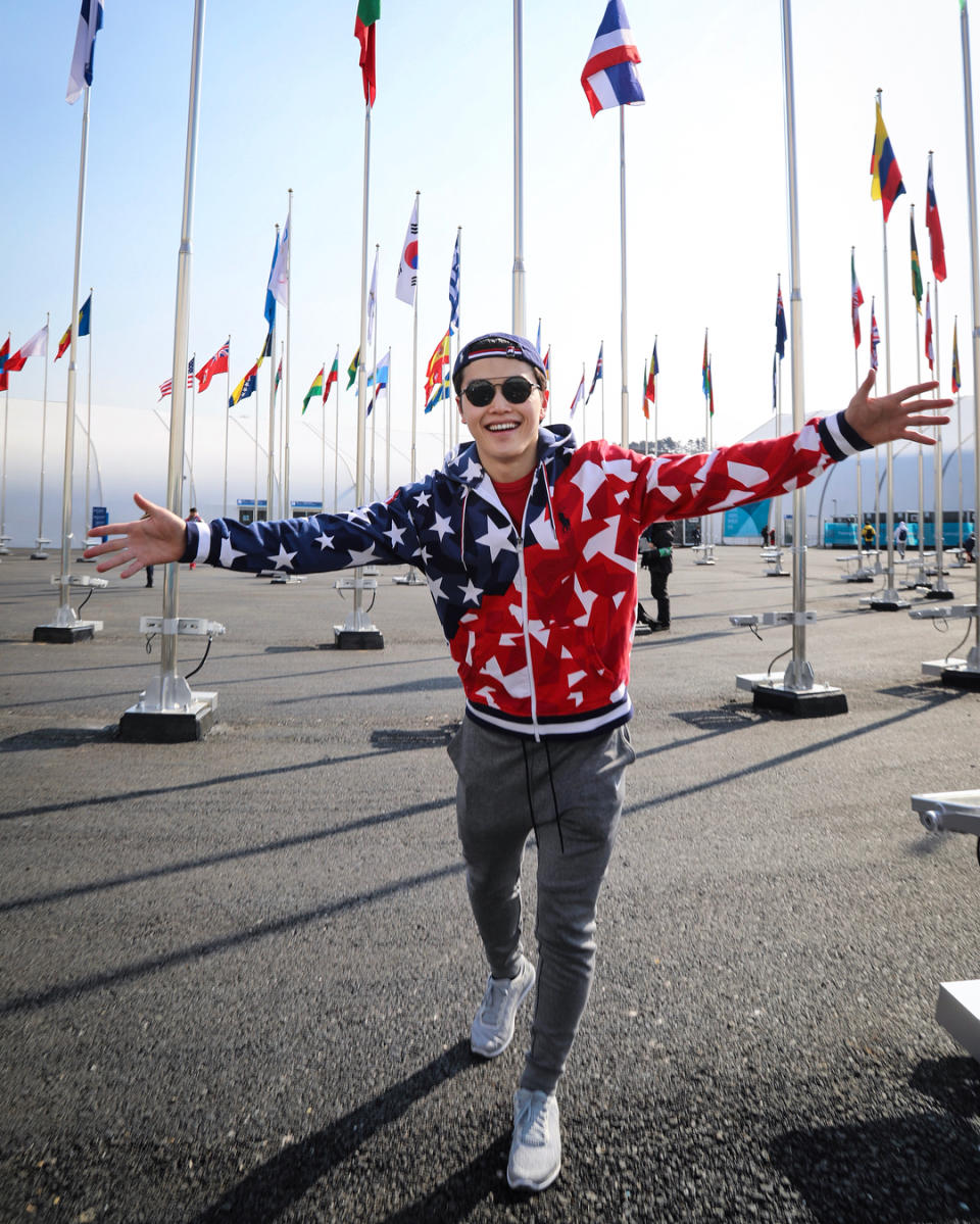 <p>Figure skater Alex Shibutani, Team USA: DAY 2 MOOD (Photo via Instagram/alexshibutani) </p>