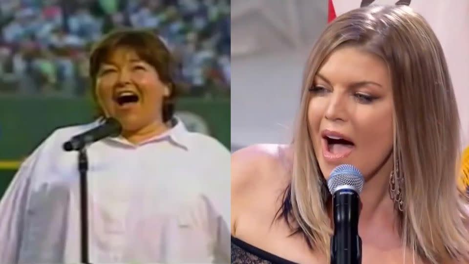 Roseanne Vs Fergie. It is on. Source: ESPN