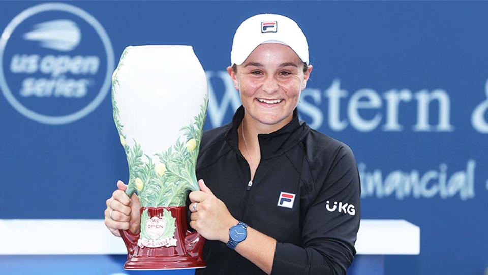 Ash Barty (pictured) has won the Southern & Western Open after defeating Jill Theichmann in the final. (Getty Images)