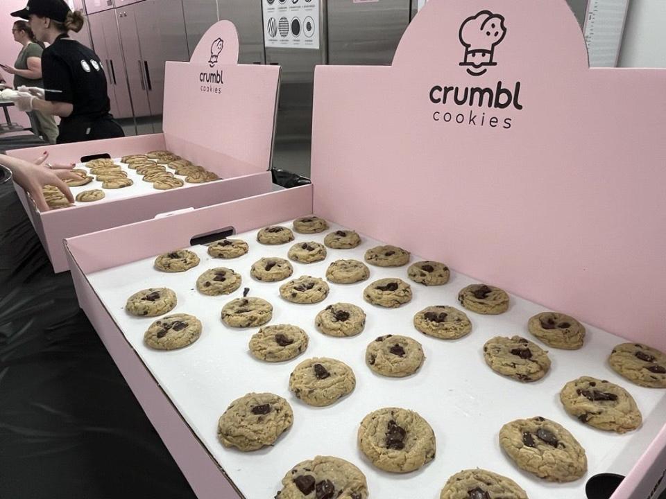 We visited Crumbl's Newport location, opening Friday, May 31, to get a sneak peek of the store (and the cookies).