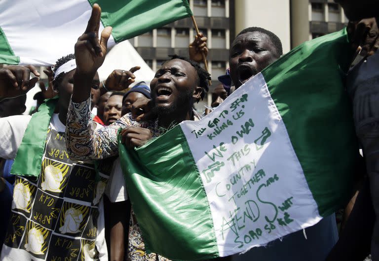 Manifestación en Lagos, Nigeria (archivo)