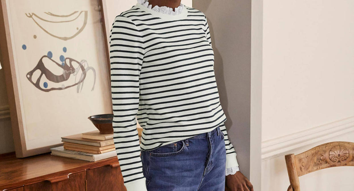 This classic Boden Breton is on sale and selling fast. (Boden)