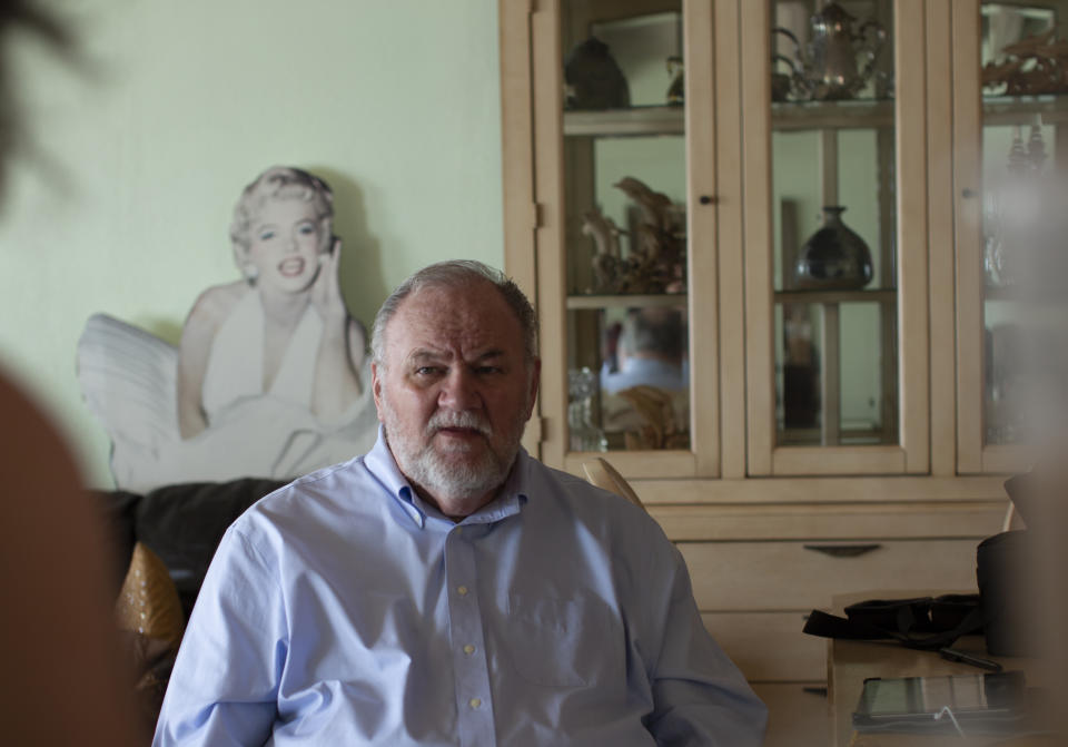 Thomas Markle comes after his daughter and the royal family in a scathing new documentary for which he sold tons of never-before-seen photos and videos of the duchess. (Photo: Channel 5 Broadcasting Limited)