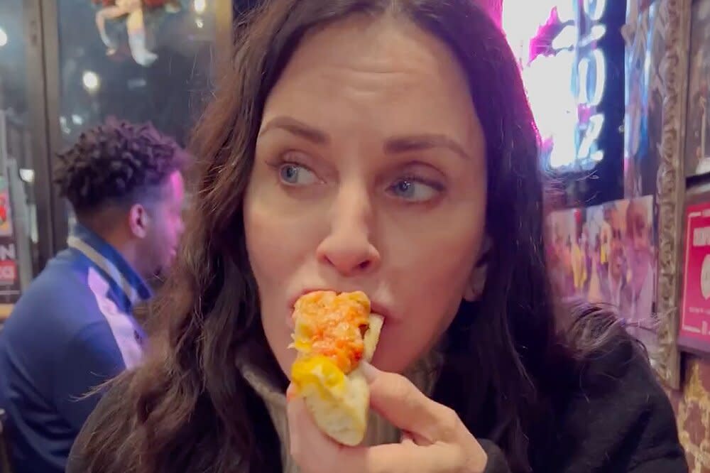 Courtney Cox Pizza