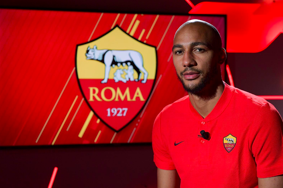 Nzonzi passe de Séville à Rome (photo Twitter AS Roma).