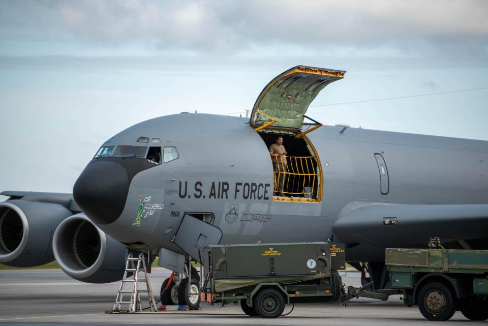 Air Force KC-135 tanker Sweden