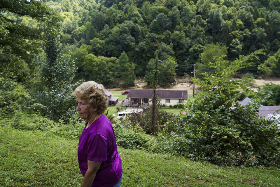 Image: Helen Combs in Lost Creek, Kentucky on Aug. 19, 2022. (Michael Swensen for NBC News)