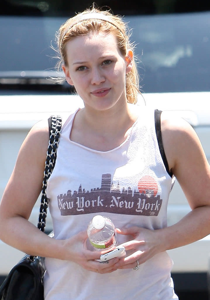 Duff Hilary Leaving Gym