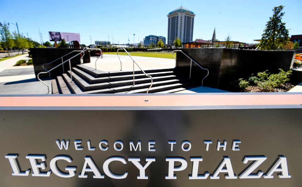 The new Legacy Plaza in Montgomery, Ala., on Tuesday September 27, 2022.