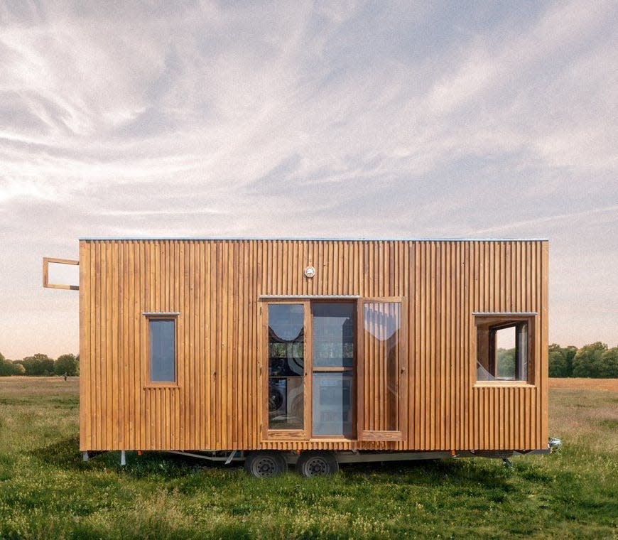 Madeiguincho's Baleia tiny house.