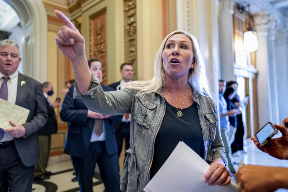 Marjorie Taylor Greene. (J. Scott Applewhite / AP)