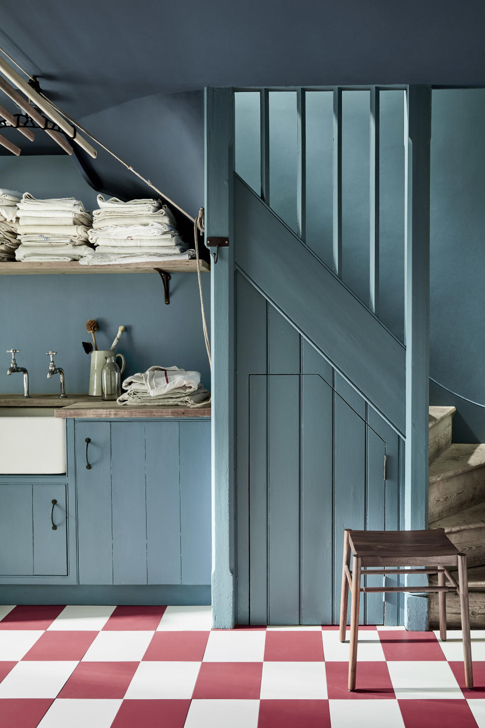 14. Paint kitchen cabinets in French Blue