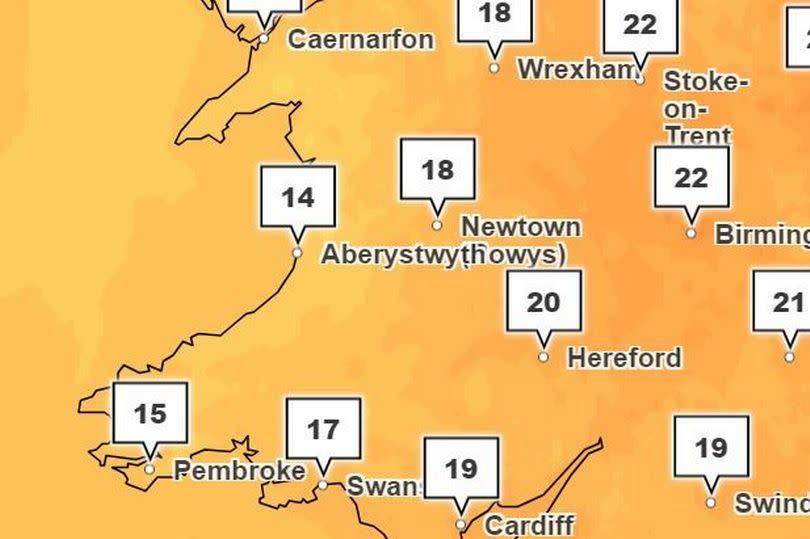 Monday 10pm -Credit:Met Office