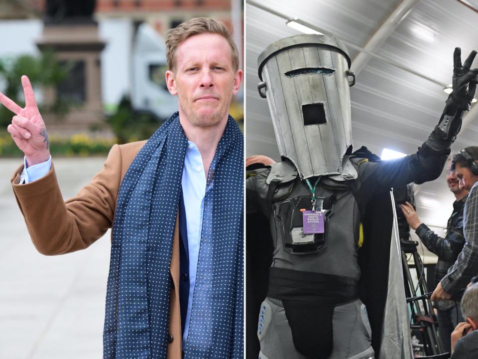 <p>London mayoral candidates Laurence Fox (L) and Count Binface</p> (PA)