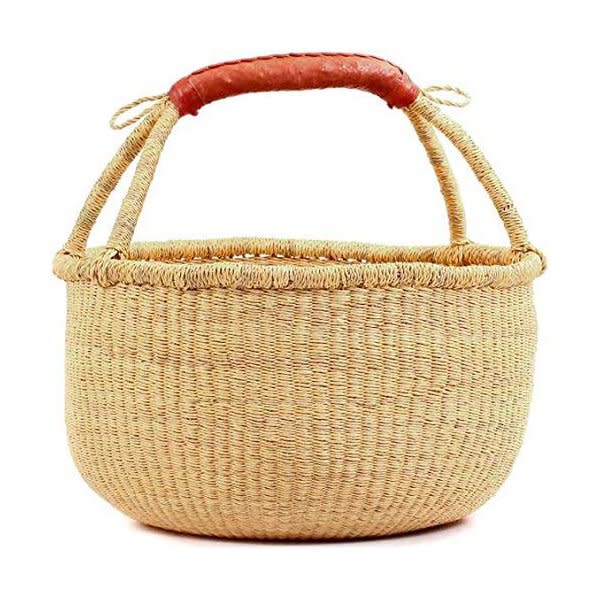 Baskets of Africa Fair Trade Ghana Bolga African Market Basket