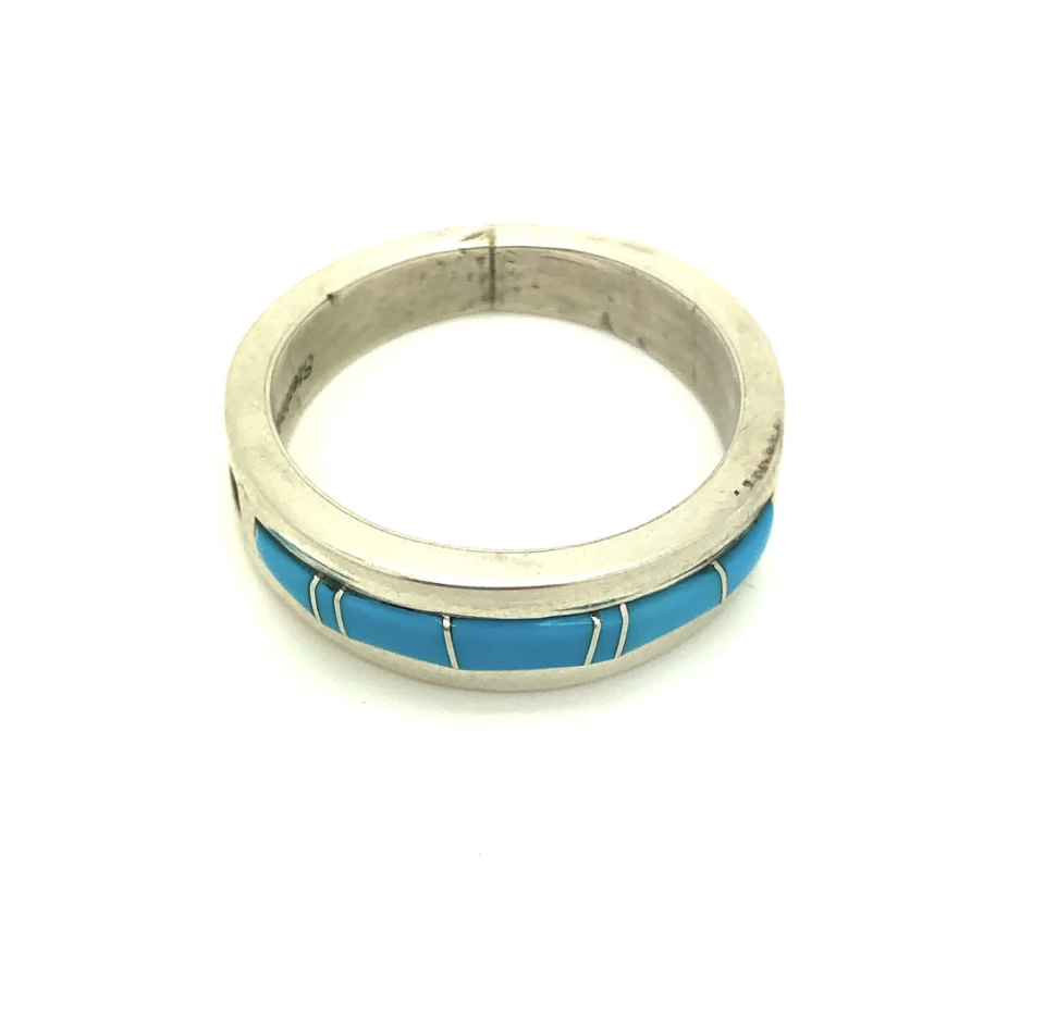 17) Turquoise Inlay Band