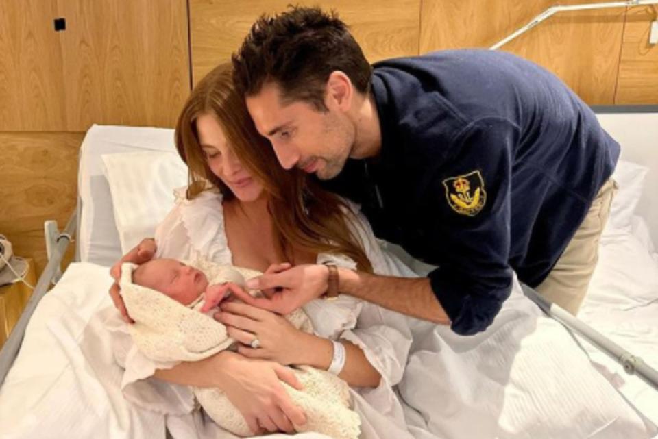 The Made In Chelsea star  and husband Hugo Taylor welcomed second daughter Aurelia last November. (Instagram/@milliemackintosh)