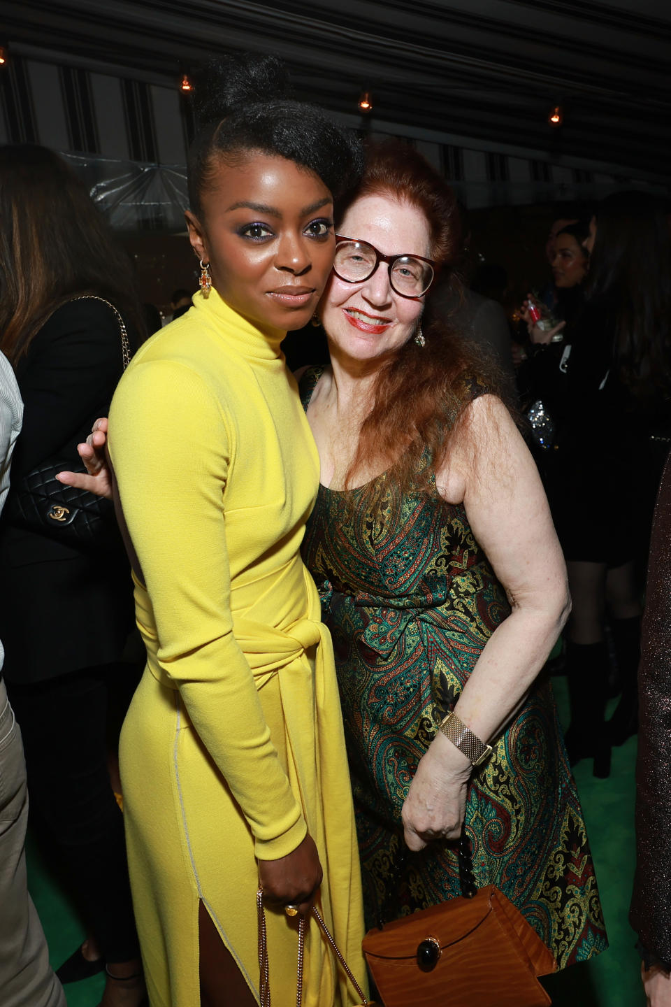 LOS ANGELES, CALIFORNIA - FEBRUARY 24: (L-R) Danielle Deadwyler and Lynn Hirschberg attend W Magazine's Annual Best Performances Party at Chateau Marmont on February 24, 2023 in Los Angeles, California. (Photo by Matt Winkelmeyer/Getty Images for W Magazine )