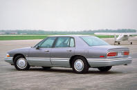 <p>A column gearchange and mediocre refinement meant it fell well short of any <strong>BMW or Lexus standards</strong>, and yet this car was actually exported to Europe as some kind of totem of American prestige. Ultra-kitsch value today, mind, assuming you could dig one up.</p>