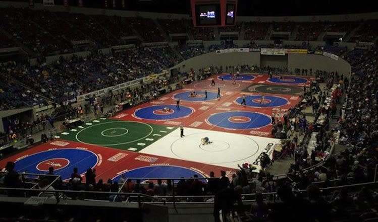 Oregon's high school athletics governing body has suspended 11 wrestlers for doctoring urine samples -- Doug Beghtel/The Oregonian