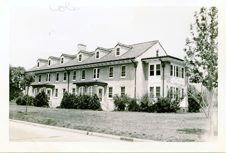 Army residences, some of which are almost a century old and which house lead hazards, are pictured at Fort Benning, Georgia U.S. in this undated archival handout photo obtained by Reuters August 15, 2018. Courtesy The Columbus Museum, Georgia/Handout via REUTERS