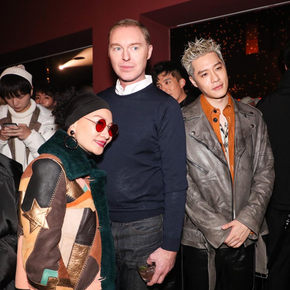 After his men’s and women’s Pre-Fall show, Coach designer Stuart Vevers threw a New York–theme party with his favorite models and local celebrities.