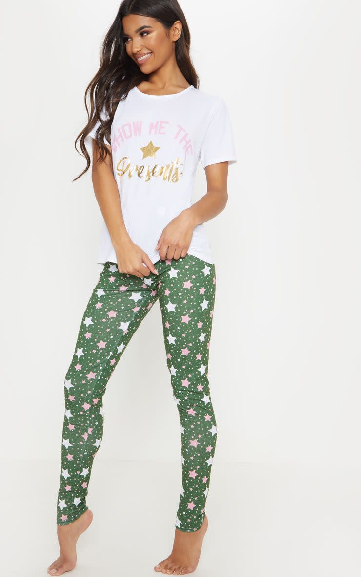 Christmas Pyjamas: PrettyLittleThing