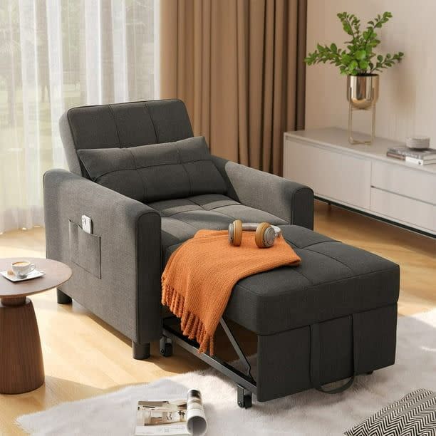 <p><a href="https://clicks.trx-hub.com/xid/hearstcorp_9eb67_pop?q=https%3A%2F%2Fwww.walmart.com%2Fip%2FAiho-Sofa-Beds-Chair-3-in-1-Convertible-Chair-Single-Bed-Dark-Grey%2F1025695242&p=https%3A%2F%2Fwww.popularmechanics.com%2Fhome%2Fg37793519%2Fbest-sleeper-sofas%2F&utmSource=yahoo-us&utmCampaign=73&utmMedium=syn" rel="nofollow noopener" target="_blank" data-ylk="slk:Shop Now;elm:context_link;itc:0;sec:content-canvas" class="link rapid-noclick-resp">Shop Now</a></p><p>3-in-1 Convertible Chair Sleeper Sofa Bed </p><p>walmart.com</p><p>$199.99</p>