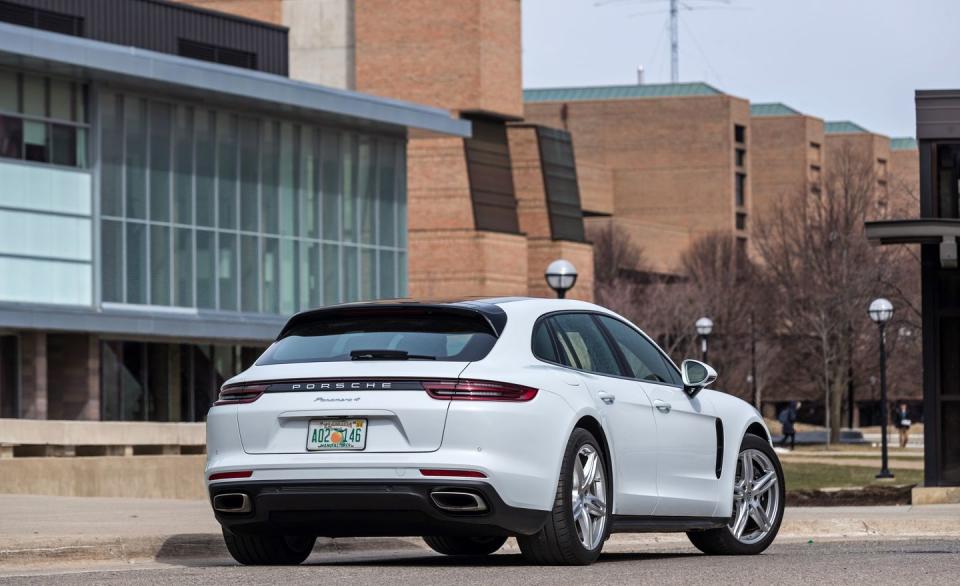 <p>Porsche doesn't call the Sport Turismo a station wagon, but that's kinda sorta what it is. Add some vinyl woodgrain and it could be the Panamera Country Squire. And frankly, that would be awesome.</p>