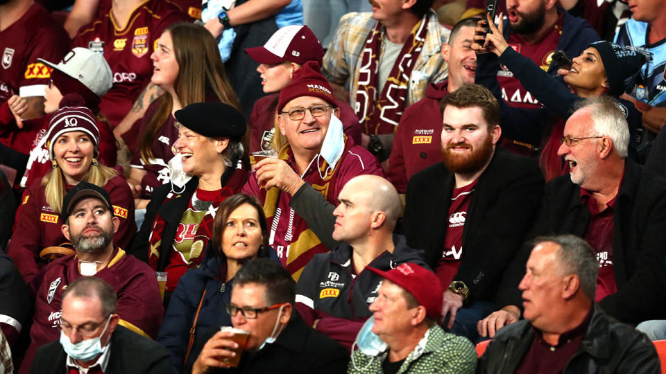 Queensland fans, pictured here at Suncorp Stadium for State of Origin II.