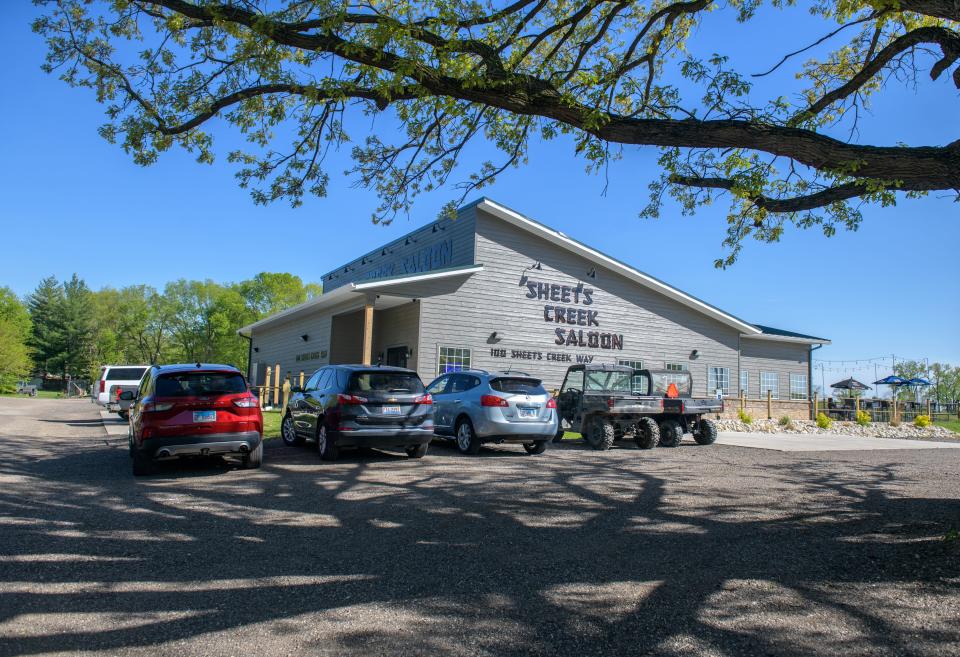 Inspired by the now-shuttered Sankoty Lakes Resort next door, Sheets Creek Saloon at 100 Sheets Creek Way in Spring Bay opened Sept. 15, 2022, a few months before the resort shut down.