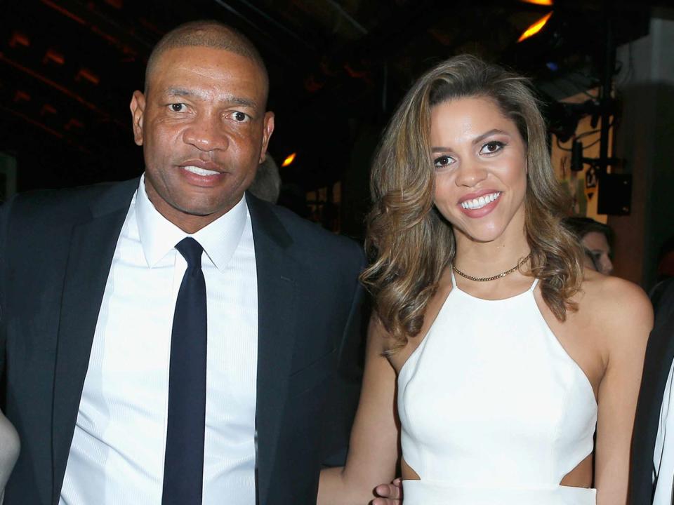 <p>Jeff Vespa/Getty</p> Doc Rivers and his daughter Callie Rivers attend the 2015 Baby2Baby Gala on November 14, 2015 in Culver City, California. 