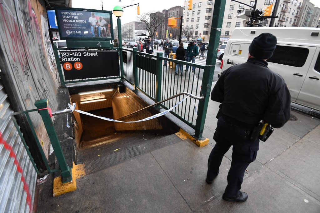 Murders across the city’s subway system have leaped 60% so far this year, up to eight. Matthew McDermott for NY Post