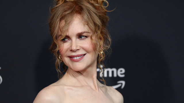 Nicole Kidman Makes Naked Dressing Chic in Nude Gown With Thigh-High Slit