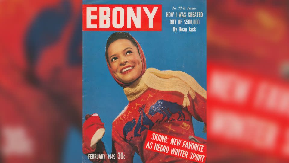 The February 1949 cover of Ebony. - Barbara Mae Watson papers/Courtesy NYPL