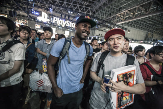 Red Bull's Snake Eyez and Bonchan at TGS 2015 