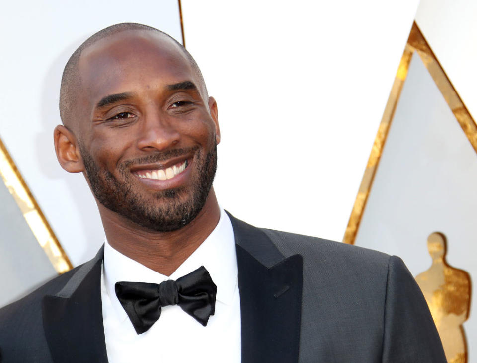 Kobe Bryant attends the Academy Awards on March 4, 2018, in Hollywood. (Photo: Dan MacMedan/WireImage)