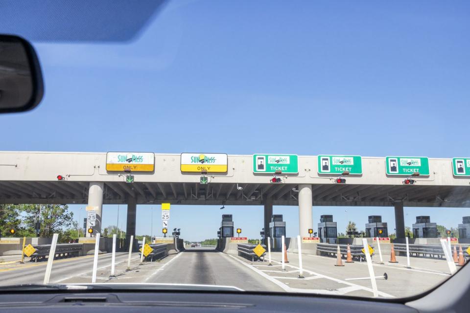 <p>Maximum passenger-car fee: $26.90</p><p>Type: Non-interstate Toll Road<br>Between: Miami and Wildwood, Florida<br>Length: 266 miles</p><p>Fun fact: According to the Florida Turnpike, the road system is used by more than 2 million people every day. Florida also <a href="https://www.caranddriver.com/news/a28073922/florida-autonomous-cars-driverless/" rel="nofollow noopener" target="_blank" data-ylk="slk:made it easier this year for autonomous cars;elm:context_link;itc:0;sec:content-canvas" class="link ">made it easier this year for autonomous cars</a> to roam about the streets.</p>