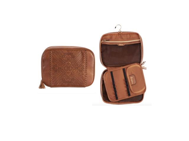 Ricardo Beverly Hills 4-Piece Train Case Makeup Bag Set