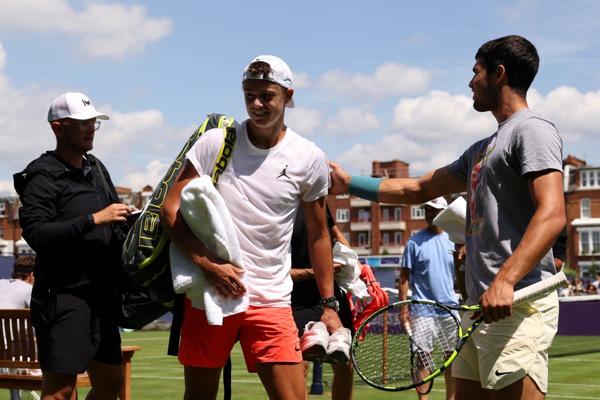 Alcaraz and Rune played doubles as teenagers  (Getty Images)