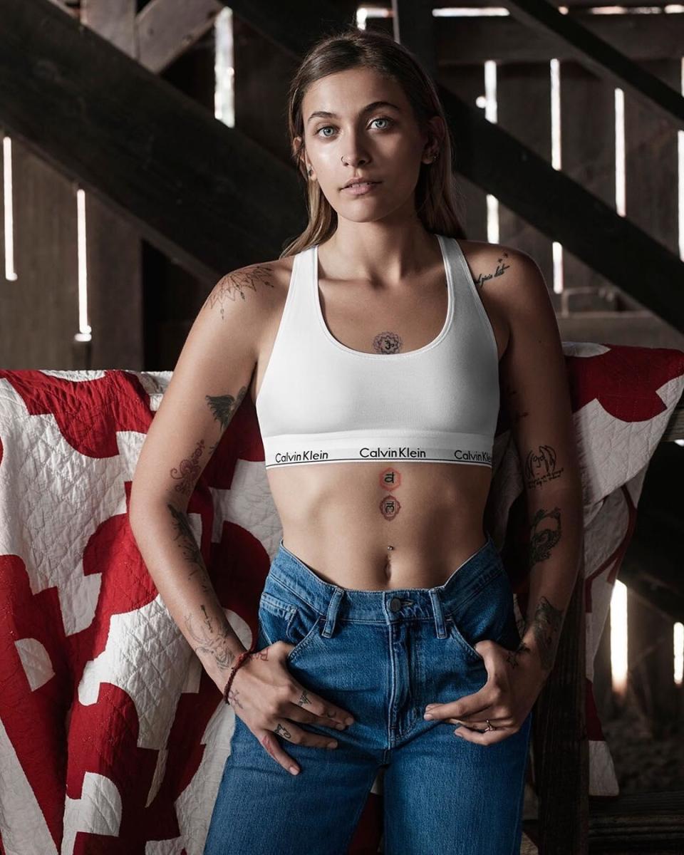 Paris Jackson stars in Calvin Klein's Spring 2018 campaign