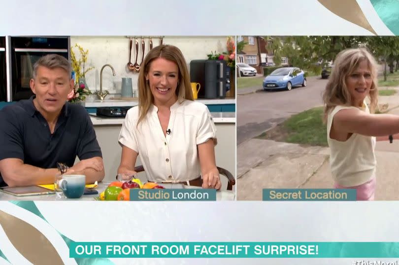 Ben Shephard, Cat Deeley and Linda Barker on This Morning