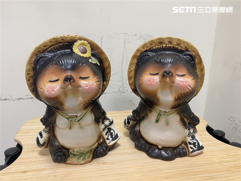 北市羅婦竊取居酒屋的日本陶瓷狸貓遭逮。（圖／翻攝畫面）