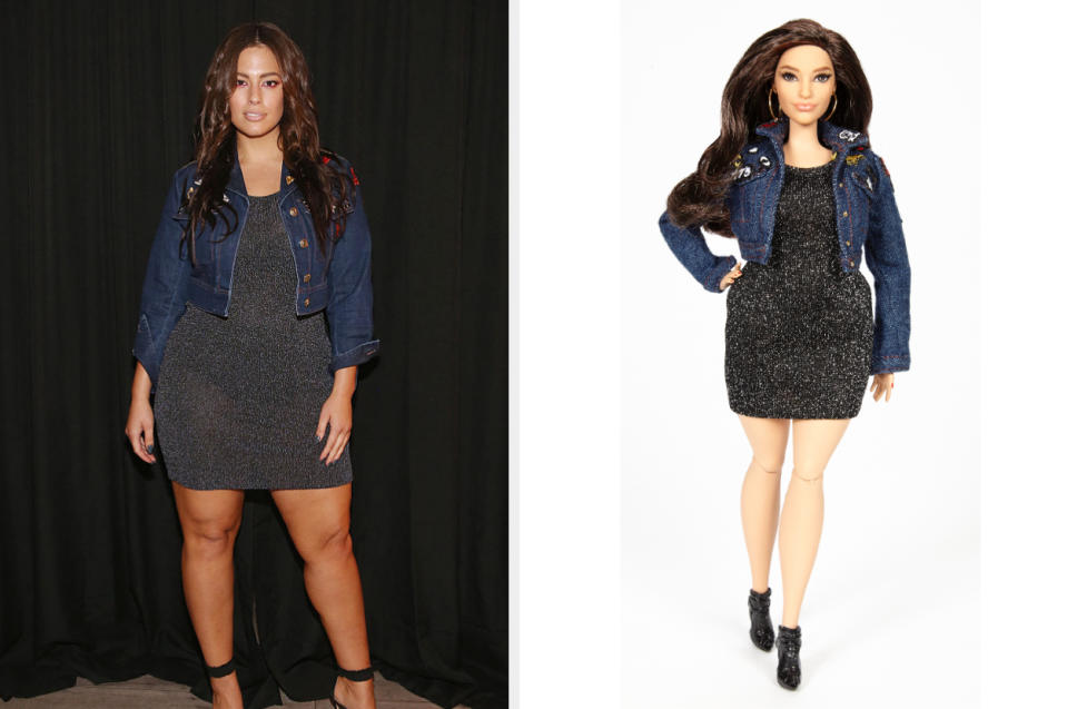 Ashley Graham and her doll